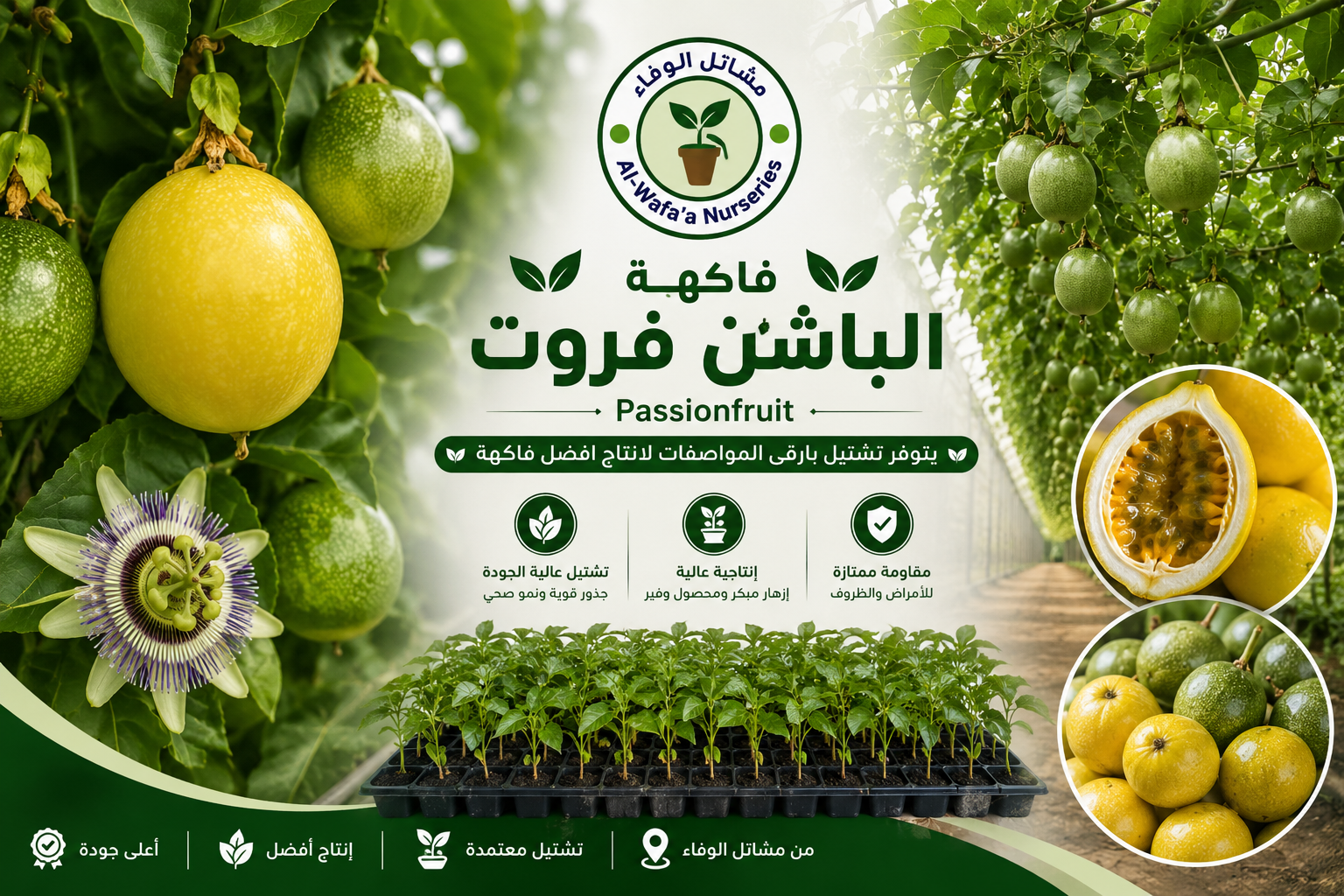 شتلات الباشنفروت