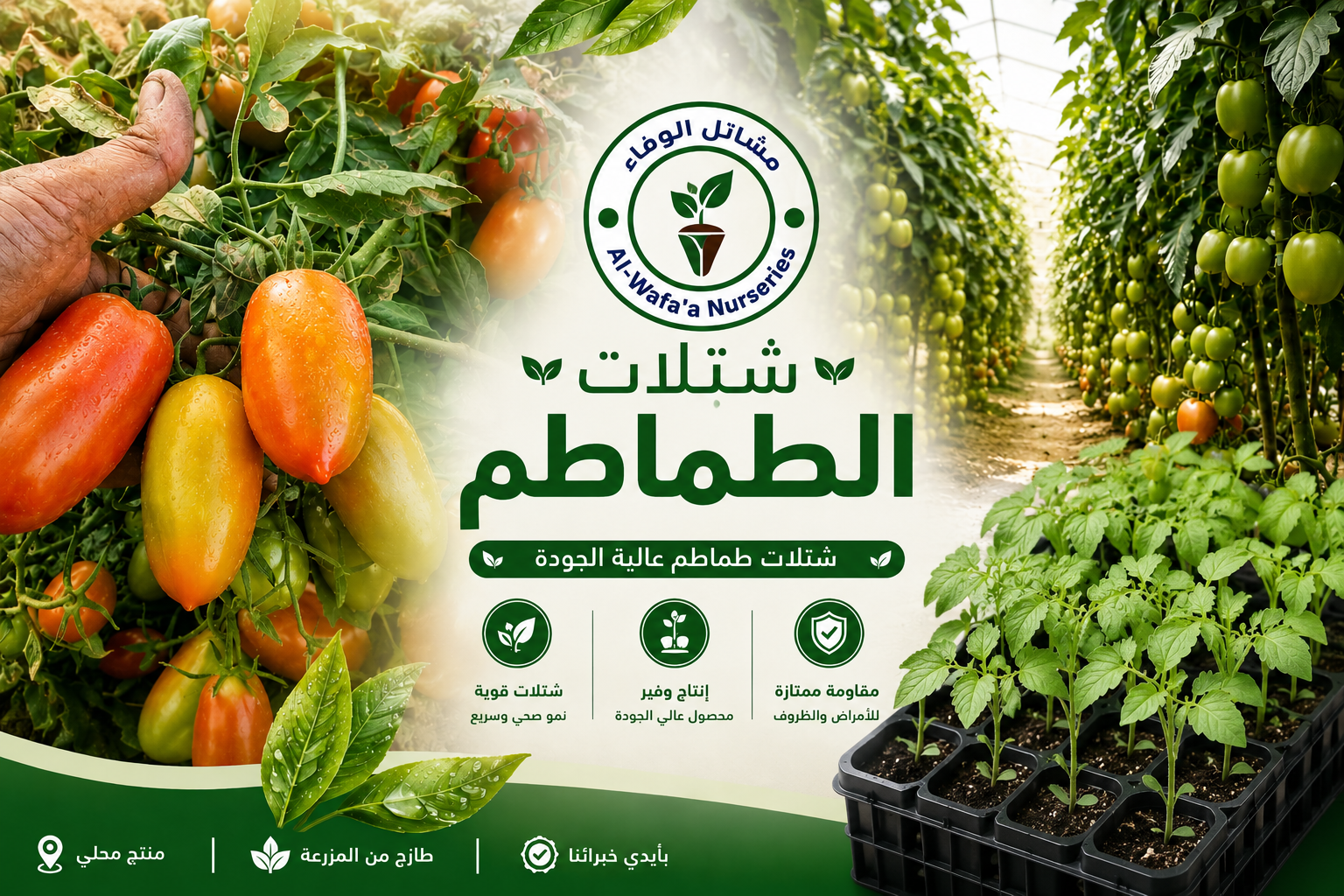 شتلات الطماطم